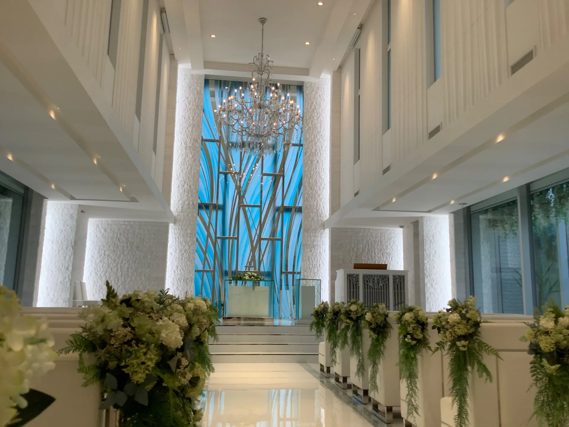 結婚式場のバージンロードに絨毯のご注文を頂きました8